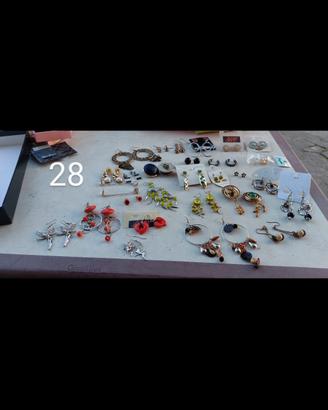 lotto di orecchini vintage 