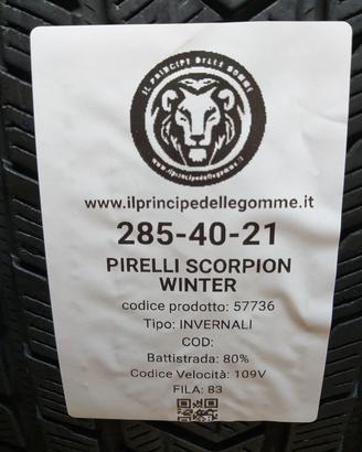 2 GOMME 285 40 21 PIRELLI A57736