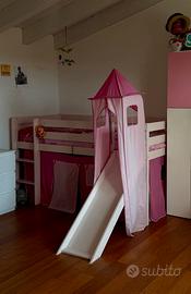 Letto con scivolo