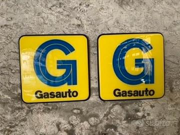 Lotto Insegne Vintage Gasauto, BigBon, Chevron