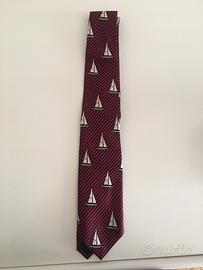 Cravatta in seta Nuovo con barche Polo RalphLauren