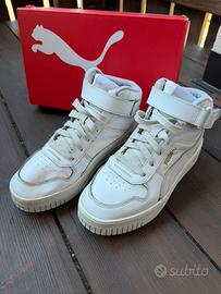 Scarpe Puma Carina 2.0 Mid High White Gold
