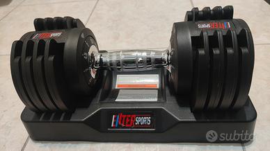 manubrio regolabile fino a 12kg.