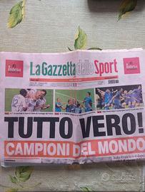 Gazzetta 10/7/2006 - Campioni del Mond0