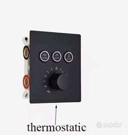 Miscelatore 3 vie per doccia Nero