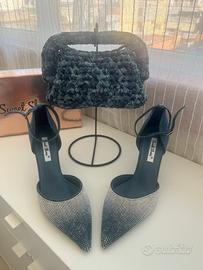Scarpe con tacco più borsa