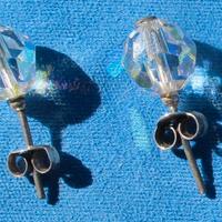 Orecchini - Argento - Bowl Zircone - anni  70