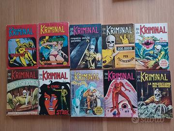 Fumetti Kriminal originali da lire 200