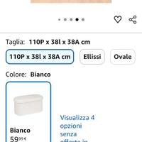 2 Cassapanche da salotto boucle'