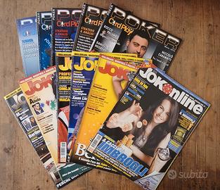 Riviste Poker CardPlayer e JokOnline Anni 2010/13