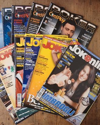 Riviste Poker CardPlayer e JokOnline Anni 2010/13