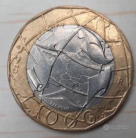 Lire 1000 moneta 1998 L. Cretara