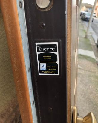 Dierre portoncino da esterno blindato 212x95