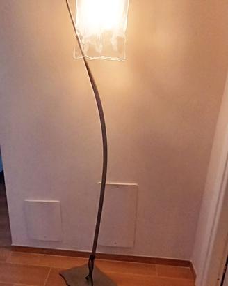 Piantana + 2 lampadari a sospensione vetro murano