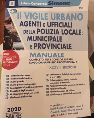 Il vigile urbano Manuale Simone Ed.2020