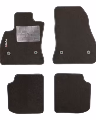 Tappetini in moquette per auto Fiat 500L 2017 con 