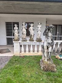 Statue in pietra di Vicenza anni 70 documentabili