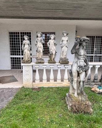 Statue in pietra di Vicenza anni 70 documentabili