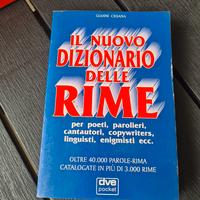 il nuovo dizionario delle rime Gianni Cesana