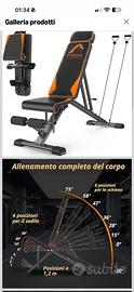 Panca Regolabile Palestra Pieghevole 400Kg