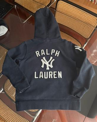 Ralph Lauren felpa ragazzo/a NY Yankees 10-11 aa