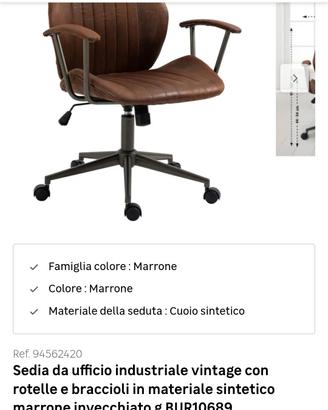 12 sedie da ufficio costano 200 euro 
