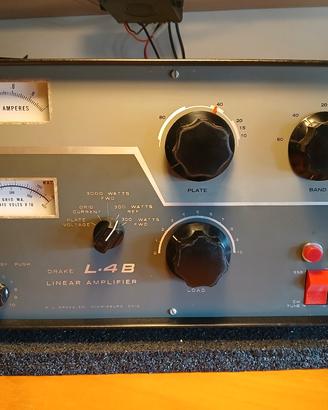 Amplificatore  Drake L-4B con L-4PS + spare parts