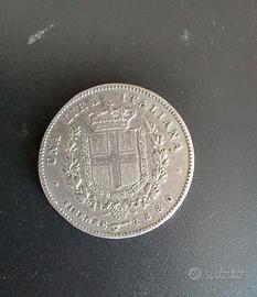 Moneta 1 Lira 1860 Firenze