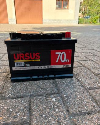 Batteria Ursus 70Ah 12V 640A con 4 utilizzi