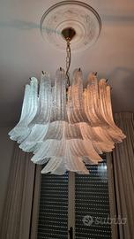 Lampadario Vintage Vetro di Murano Anni '70