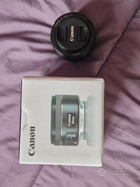 canon obiettivo 50 mm 