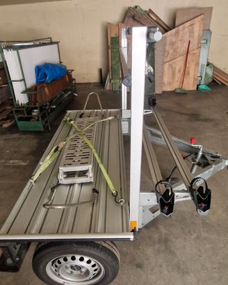 rimorchio portamoto e 2 e-bike
