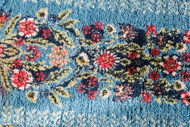 Tappeto Persiano Kerman Laver annodato a mano