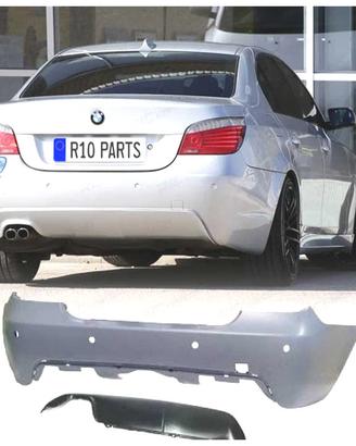 PARAURTI POSTERIORE BMW E60 03-07 LOOK M PDC