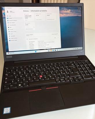 Lenovo ThinkPad E580 (I5-256Gb SSD-16GB Ram)