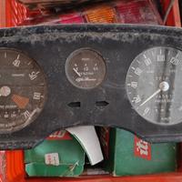 Cruscotto auto d'epoca e bobina alfa