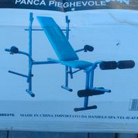 Panca Competitor  pieghevole  con pesi