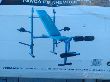 Panca Competitor  pieghevole  con pesi