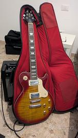 chitarra elettrica + amplificatore + custodia