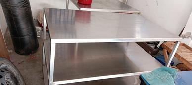 ripiani/scaffali/banconi acciaio inox