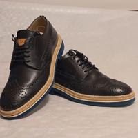 Scarpe eleganti pelle stringate uomo