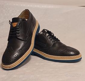 Scarpe eleganti pelle stringate uomo