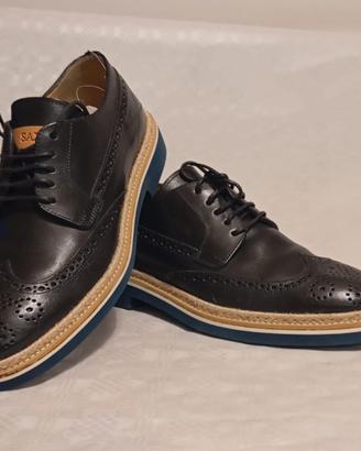 Scarpe eleganti pelle stringate uomo