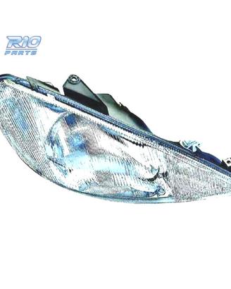 FANALE DESTRO PER PEUGEOT 206 98-09 H4