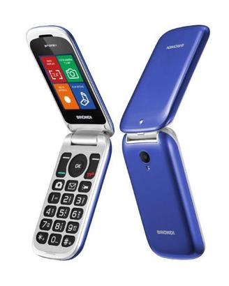 BRONDI STONE+ - TELEFONO CELLULARE SENIOR - BLUE