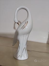 cigno in porcellana 