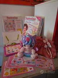 Lotto giochi bambina sapientino my little pony ecc