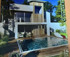 Vendita villa con piscina su progetto