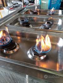 Cucine gas 4 e 6 fuochi