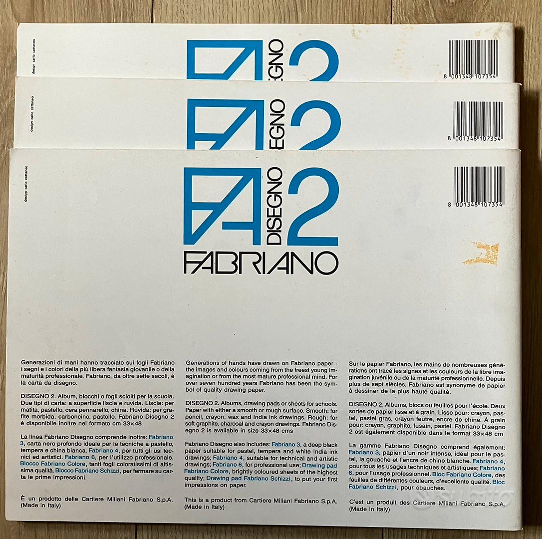 3 Album da disegno 2 tipo ruvido 24x33 - Collezionismo In vendita a Salerno